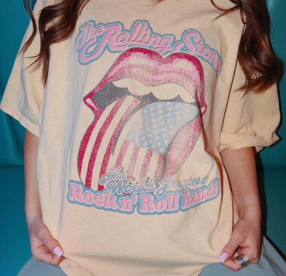 Rolling Stones World's Greatest Rock n' Roll Band Graphic Tee