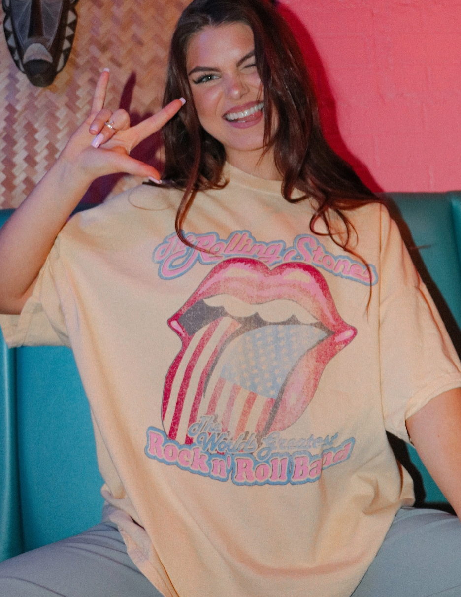 Rolling Stones World's Greatest Rock n' Roll Band Graphic Tee