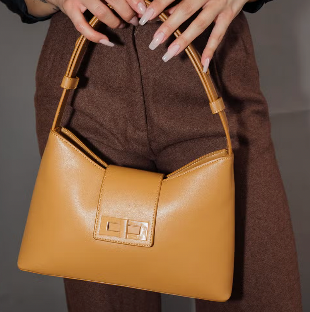 Turn Key Shoulder Bag
